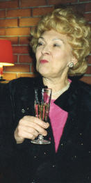 Halina Czerny-Stefanska an ihrem Geburtstag in Lugano